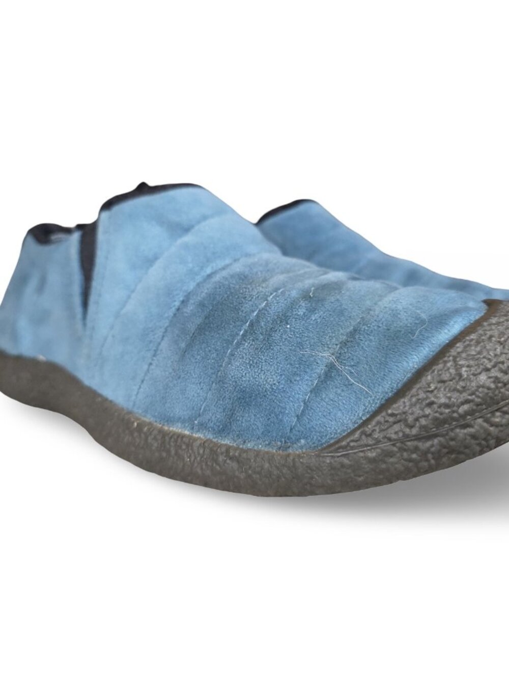 KEEN Howser II Women's 8 Blue Quilted Fleece Lined Slip On Clog Slipper Shoes
